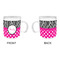 Zebra Print & Polka Dots Acrylic Kids Mug (Personalized) - APPROVAL