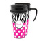 Zebra Print & Polka Dots Acrylic Travel Mug (Personalized)