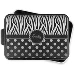 Zebra Print & Polka Dots Aluminum Baking Pan with Lid (Personalized)