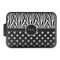 Zebra Print & Polka Dots Aluminum Baking Pan with Black Lid (Personalized)