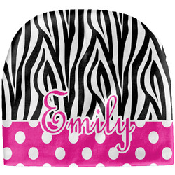 Zebra Print & Polka Dots Baby Hat (Beanie) (Personalized)