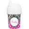 Zebra Print & Polka Dots Baby Sippy Cup (Personalized)