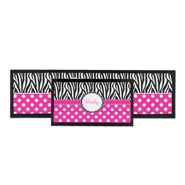 Zebra Print & Polka Dots Bar Mat - Parent Main