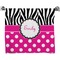 Zebra Print & Polka Dots Bath Towel (Personalized)