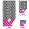 Zebra Print & Polka Dots Bath Towel Sets - 3-piece - Approval