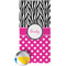 Zebra Print & Polka Dots Beach Towel w/ Beach Ball