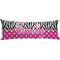 Zebra Print & Polka Dots Body Pillow Case (Personalized)