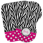 Zebra Print & Polka Dots Burp Cloth (Personalized)