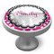 Zebra Print & Polka Dots Cabinet Knob (Personalized)