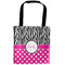 Zebra Print & Polka Dots Auto Back Seat Organizer Bag (Personalized)