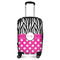 Zebra Print & Polka Dots Carry-On Travel Bag - With Handle