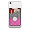 Zebra Print & Polka Dots Cell Phone Credit Card Holder w/ Phone