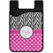 Zebra Print & Polka Dots Cell Phone Credit Card Holder