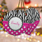 Zebra Print & Polka Dots Ceramic Ornament w/ Name or Text
