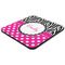 Zebra Print & Polka Dots Coaster Set - FLAT (one)