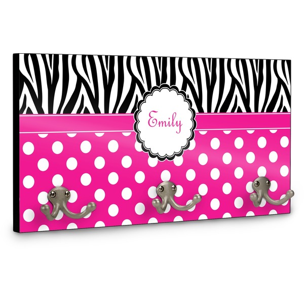 Zebra Print & Polka Dots Coat Hanger Main
