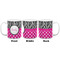 Zebra Print & Polka Dots Coffee Mug - 11 oz - White APPROVAL
