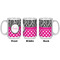 Zebra Print & Polka Dots Coffee Mug - 15 oz - White APPROVAL