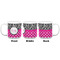Zebra Print & Polka Dots Coffee Mug - 20 oz - White APPROVAL