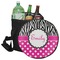 Zebra Print & Polka Dots Collapsible Personalized Cooler & Seat