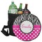 Zebra Print & Polka Dots Collapsible Cooler & Seat (Personalized)