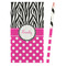 Zebra Print & Polka Dots Colored Pencils - Front View