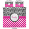Zebra Print & Polka Dots Comforter Set - King - Approval