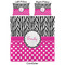 Zebra Print & Polka Dots Comforter Set - Queen - Approval