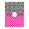 Zebra Print & Polka Dots Comforter - Twin - Front