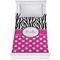 Zebra Print & Polka Dots Comforter (Twin)