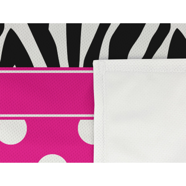 Zebra Print & Polka Dots Cooling Towel- Detail