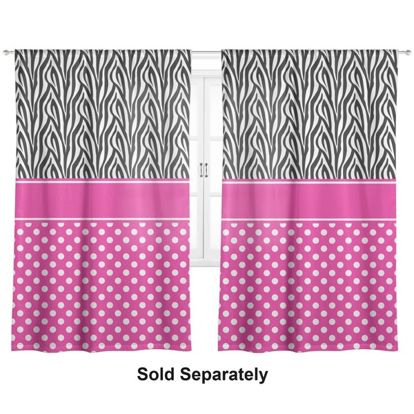Zebra Print & Polka Dots Curtains