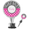 Zebra Print & Polka Dots Wine Bottle Stopper (Personalized)