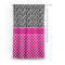 Zebra Print & Polka Dots Custom Curtain With Window and Rod