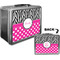 Zebra Print & Polka Dots Custom Lunch Box / Tin Approval