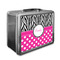 Zebra Print & Polka Dots Custom Lunch Box / Tin