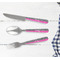 Zebra Print & Polka Dots Cutlery Set - w/ PLATE