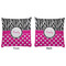 Zebra Print & Polka Dots Decorative Pillow Case - Approval