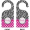 Zebra Print & Polka Dots Door Hanger (Approval)