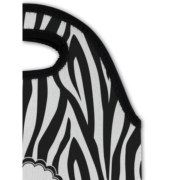 Zebra Print & Polka Dots Double Wine Tote - Detail 1 (new)