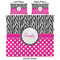 Zebra Print & Polka Dots Duvet Cover Set - King - Approval