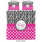 Zebra Print & Polka Dots Duvet Cover Set - Queen - Approval