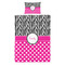 Zebra Print & Polka Dots Duvet Cover Set - Twin - Alt Approval