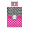 Zebra Print & Polka Dots Duvet Cover Set - Twin XL - Alt Approval
