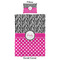 Zebra Print & Polka Dots Duvet Cover Set - Twin XL - Approval