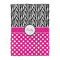 Zebra Print & Polka Dots Duvet Cover - Twin XL - Front