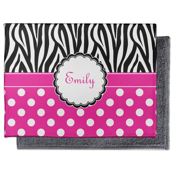Zebra Print & Polka Dots Electronic Screen Wipe - Flat