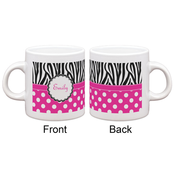 Zebra Print & Polka Dots Espresso Cup - Apvl