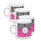 Zebra Print & Polka Dots Espresso Cup Group of Four Front