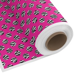 Zebra Print & Polka Dots Fabric by the Yard - Spun Polyester Poplin